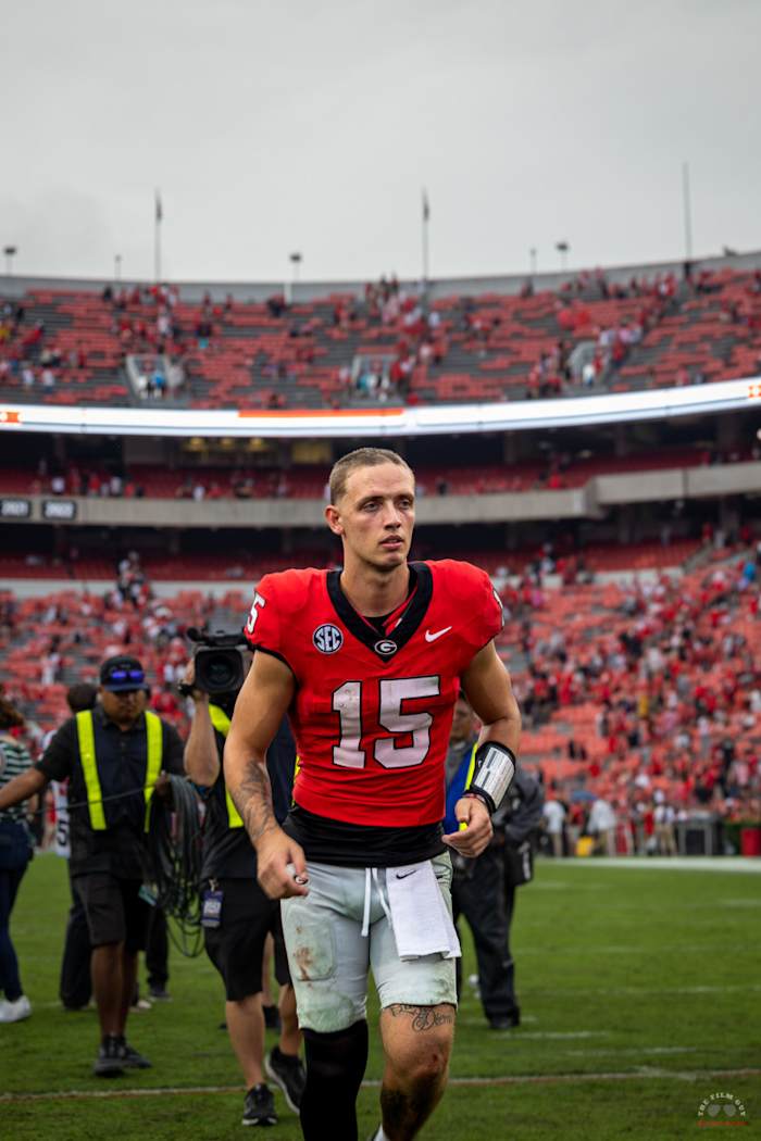 Georgia quarterback Carson Beck